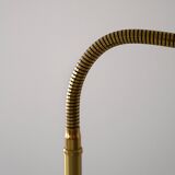 Scandinavian vintage gold floor lamp