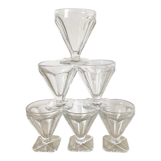 Vintage stemmed glasses