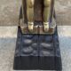 Pare feu design Anton Prinner, chamans en bronze, 1950
