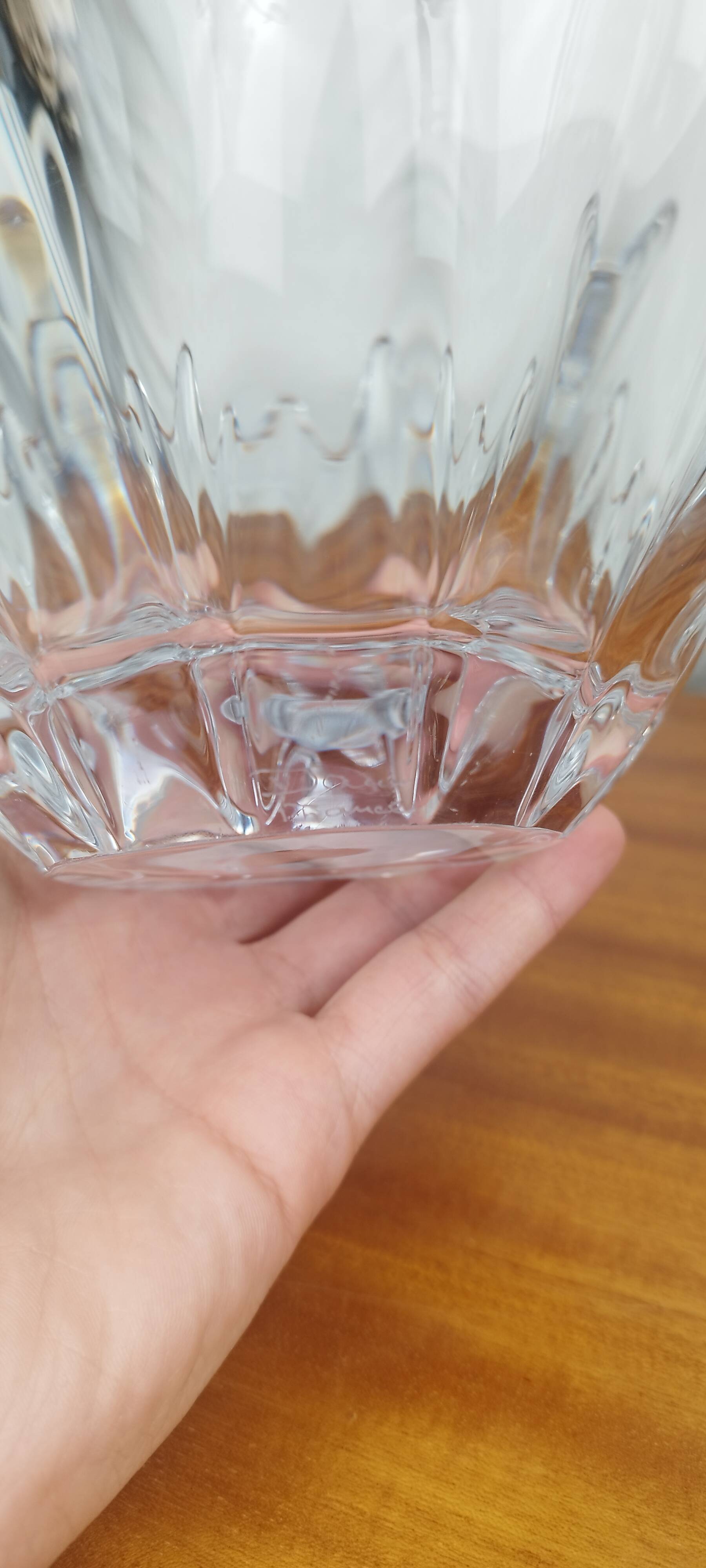 Daum France Crystal Starfish Fruit Bowl, Vintage 70s