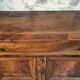 Antique French Walnut Sideboard - 19th Century Buffet with Drawer and Double Doors - Rustic Farmhouse Storage