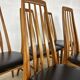 5 Niels Koefoed teak chairs stamped – Denmark – Scandinavian design