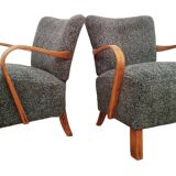 H 237 Armchairs by J. Halabala for Up Závody, Czechoslovakia, 1960s, Set of 2