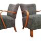 Fauteuils H 237 de J. Halabala pour Up Závody, Tchécoslovaquie, années 1960, lot de 2