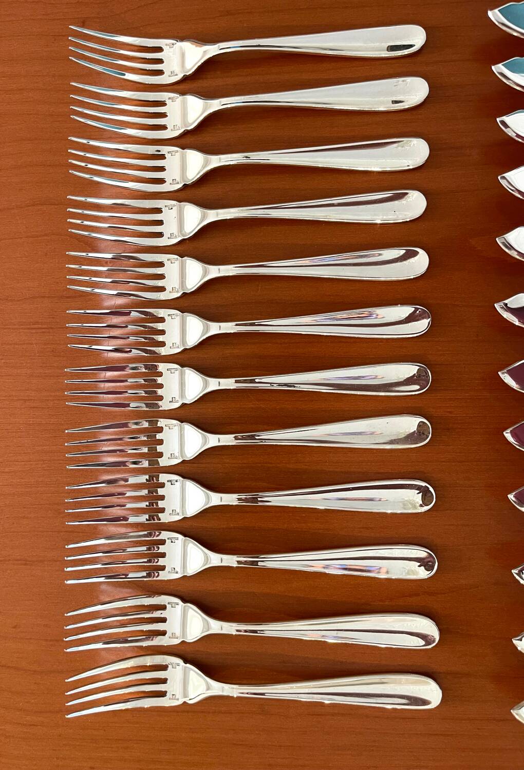 Christofle Dax model, fish cutlery