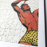 Signed print collage Tarzan Puzzle