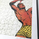 Tirage signé collage Puzzle Tarzan