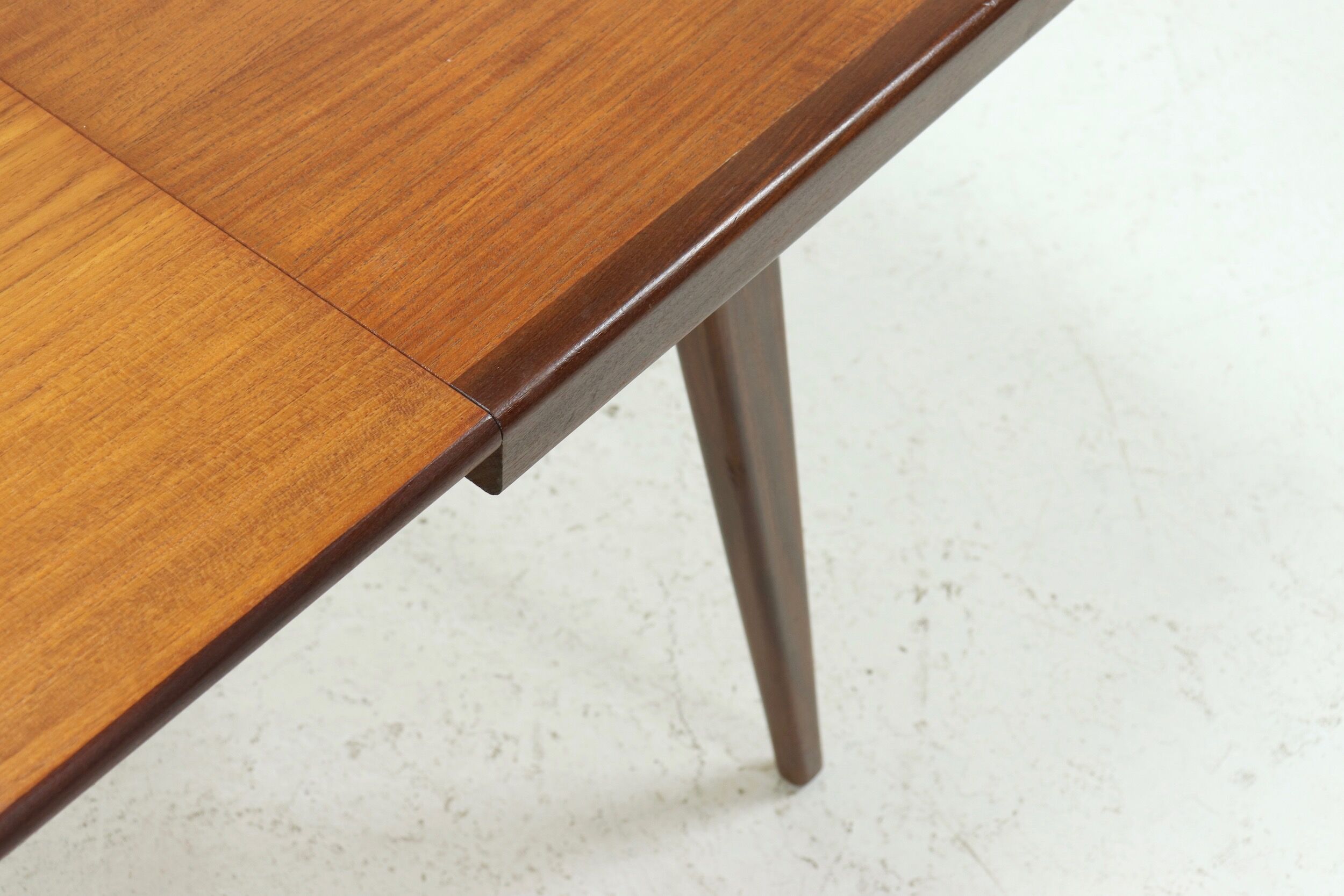 Extendable Teak Dining Table By Louis van Teeffelen for WeBe, 1950's