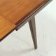 Extendable Teak Dining Table By Louis van Teeffelen for WeBe, 1950's