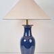 Vintage Jar Table Lamp in Ceramic and Brass, 1970