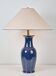 Vintage Jar Table Lamp in Ceramic and Brass, 1970
