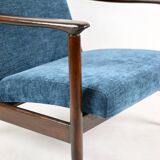 Fauteuil Blue Ocean GFM-142 par Edmund Homa, années 1970