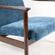 Fauteuil Blue Ocean GFM-142 par Edmund Homa, années 1970