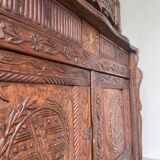 Meuble auvergnat brutaliste art populaire 1890