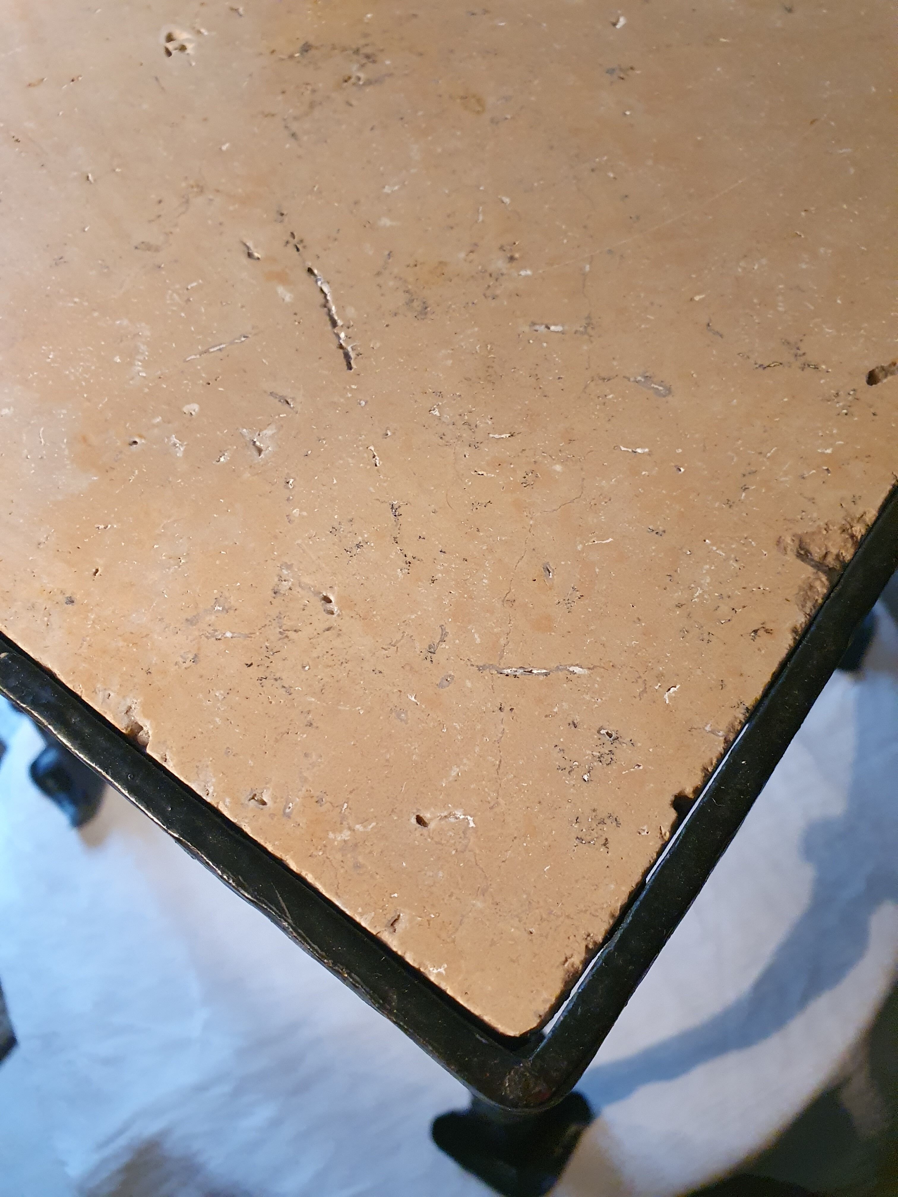Fifth wheel, forged steel side table
