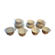 Set of chocolate cups in Bayeux porcelain