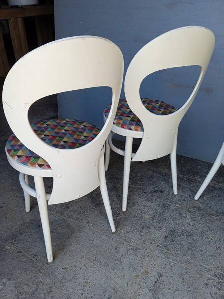 Baumann 4 chairs seagull vintage design