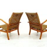 Chaises en corde vintage, 1970