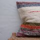 Handwoven cushion cover made from recycled cotton