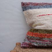 Housse de cousin artisanale tissé main en coton recyclé