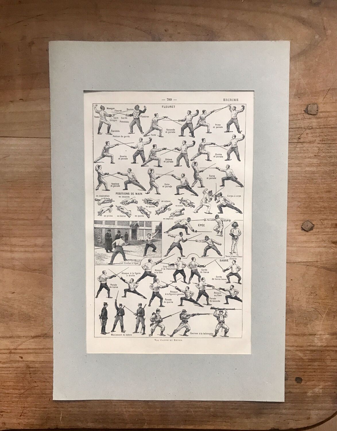 Original fencing board