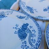 13 assiettes sarreguemines modele royat