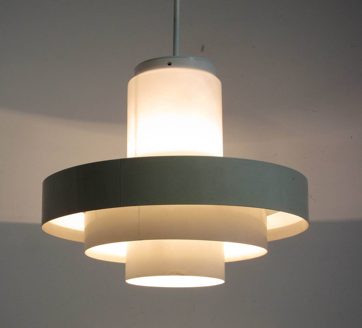 Large Fog and Morup industrial vintage pendant lamps