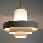 Large Fog and Morup industrial vintage pendant lamps