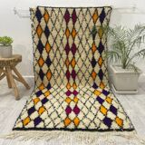 Handcrafted Moroccan Berber carpet 190 x 100 CM