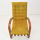 Art-deco adjustable armchair, designed by Jindrich Halabala,Restored,1930's