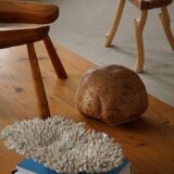 Rectangular pine coffee table from the mid-century by Roland Wilhelmsson, Ågasta, 1969.