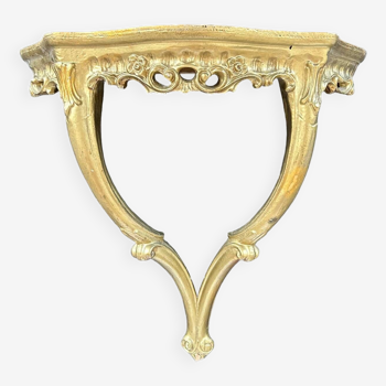 Golden rocaille style console