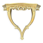 Console style rocaille dorée