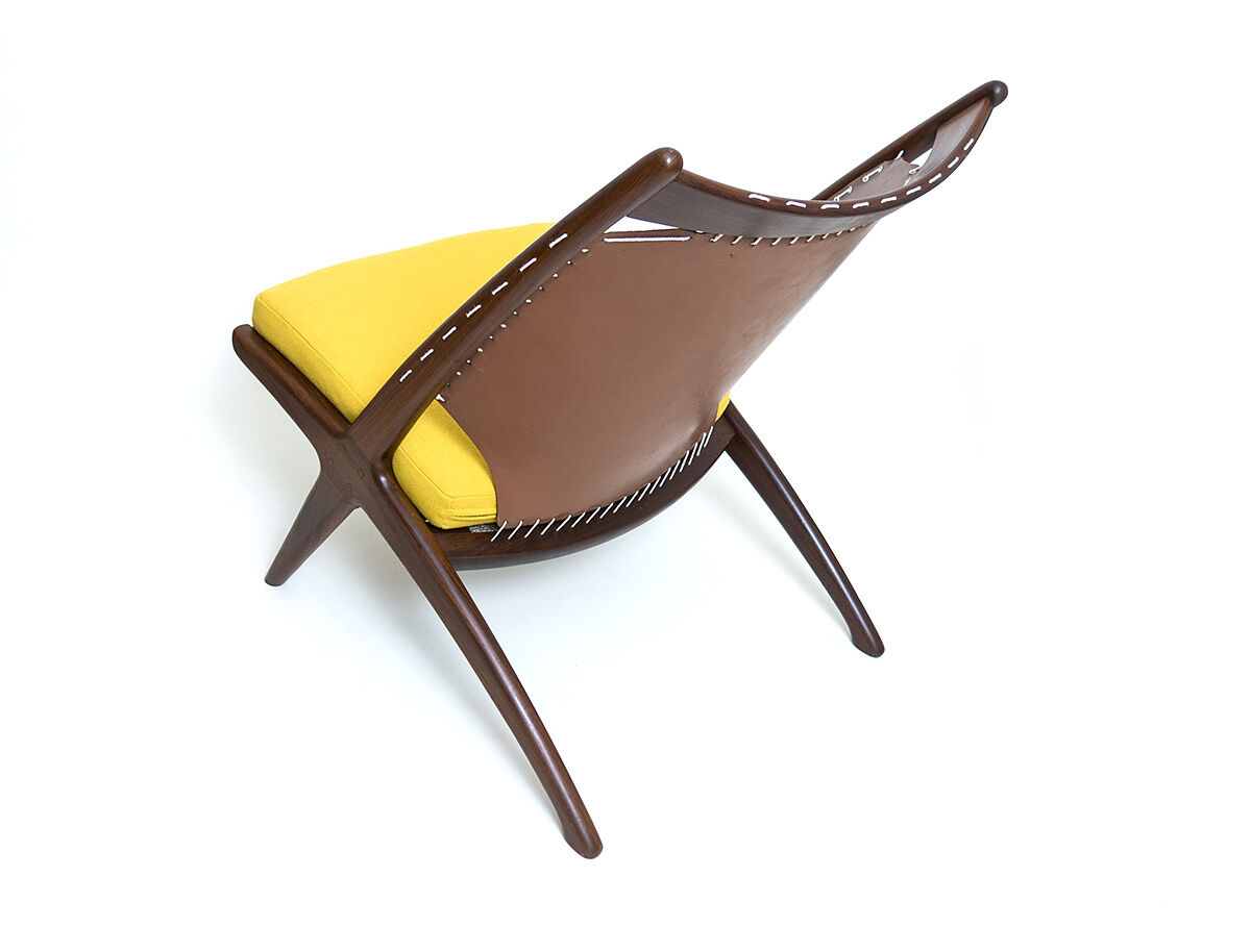 Iconic "Krysset" Chair Design Fredrik Kayser For Gustav Bahus 50s 60s Scandinavian Modern