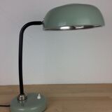 50s industrial style desk lamp, metal