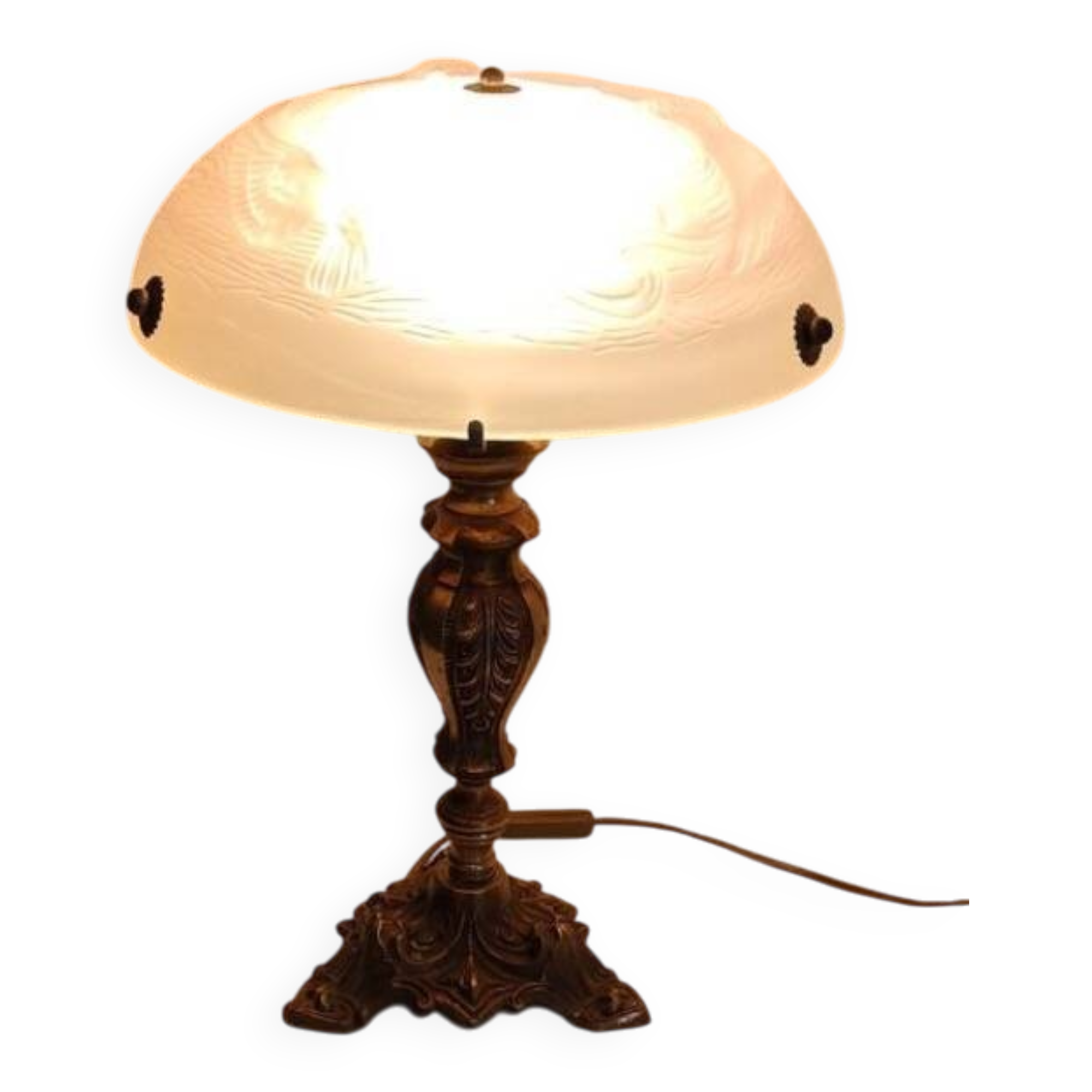 Vintage Empire style lamp 1950