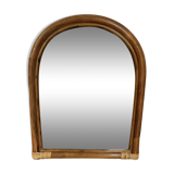 Rattan mirror