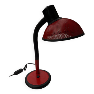 Red desk lamp