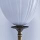 brass glass art deco lamp
