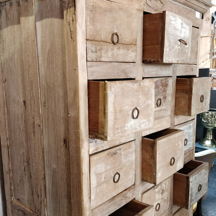 21 drawers teak furniture