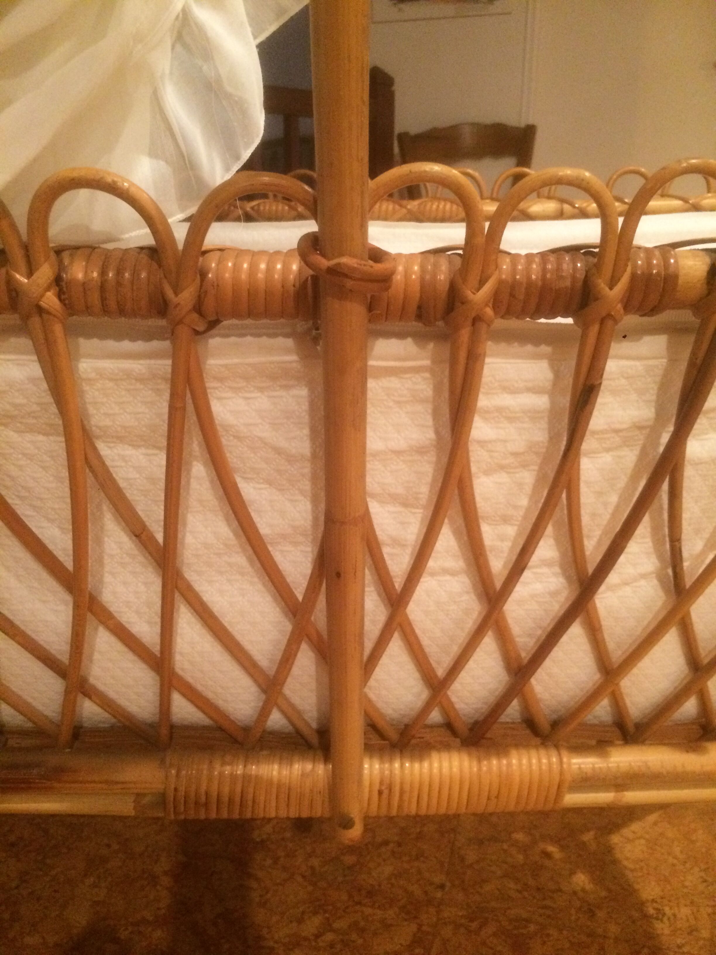 Rattan cradle