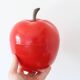 Red apple ice bucket, vintage