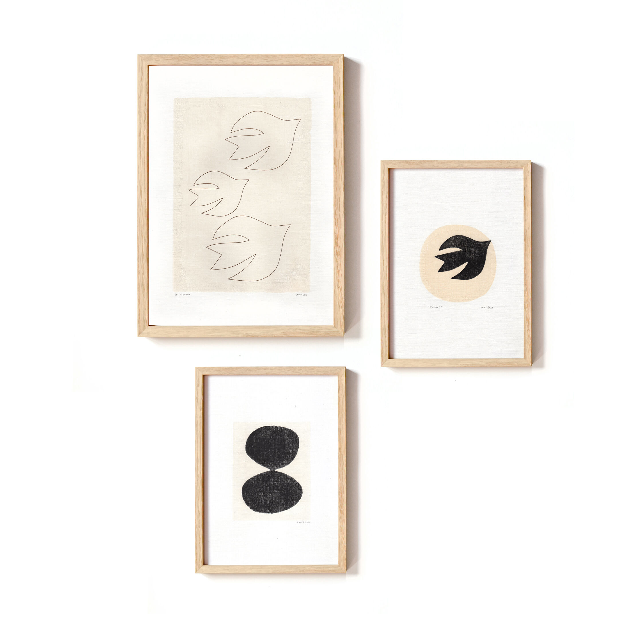 Painting and illustration on paper • T517 • signed Eawy