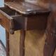 Large coat rack in Louis XV style, made of walnut and elm burl.