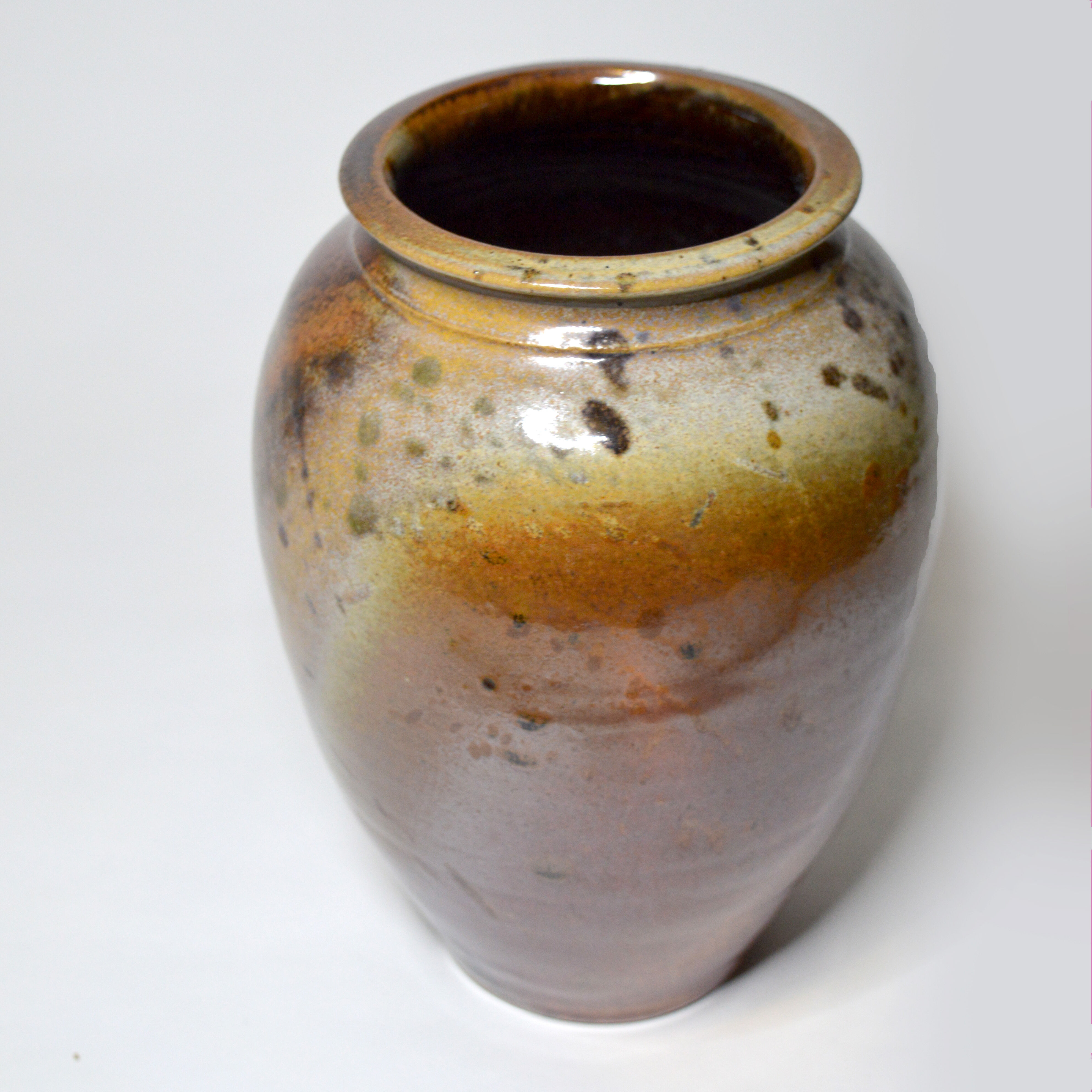 Puisaye sandstone vase by André Nault