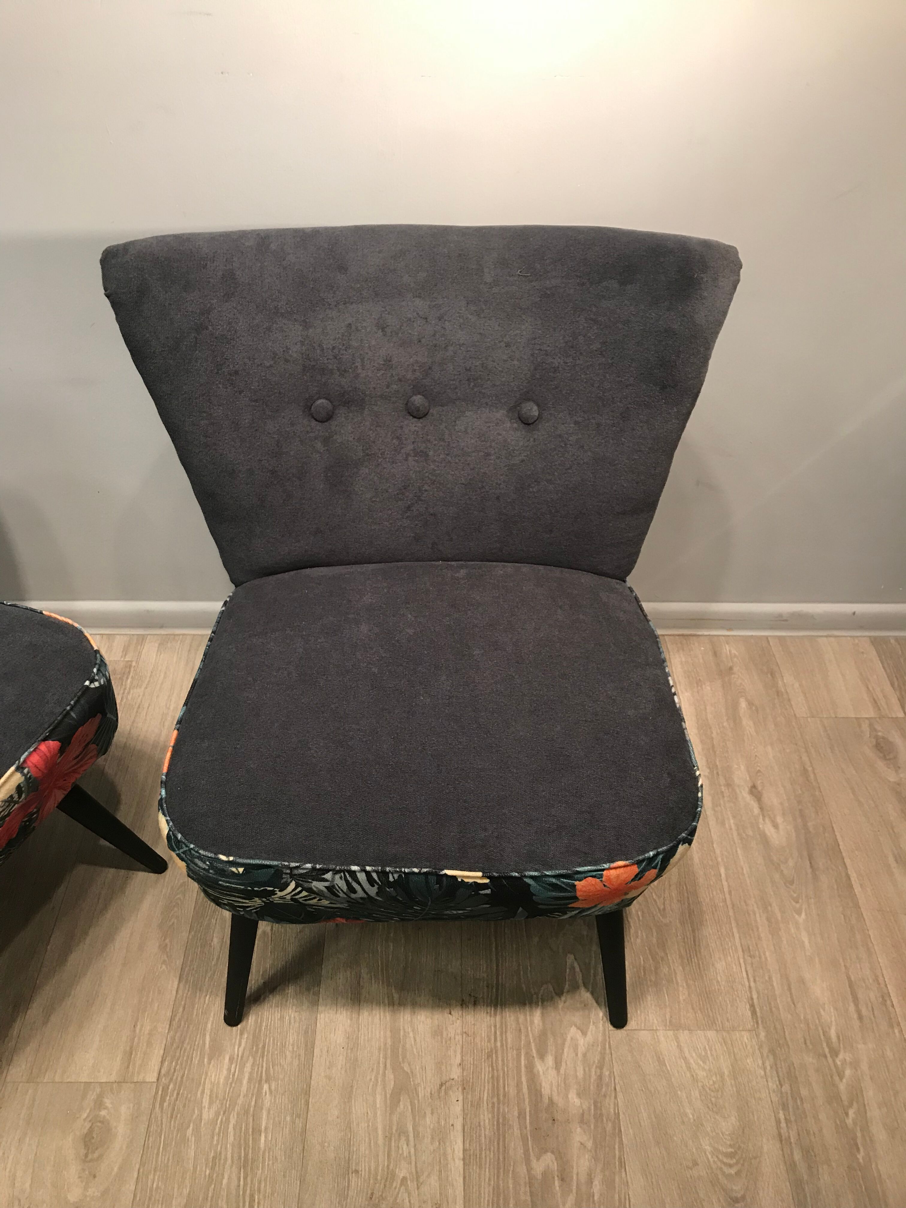 A pair of armchairs the 1960