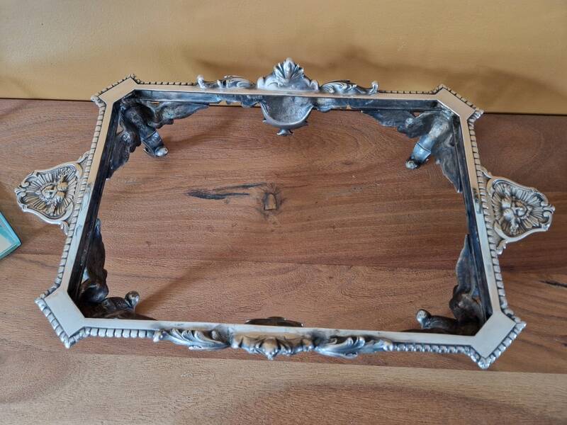 Christofle - Centrepiece or planter - In silvered bronze