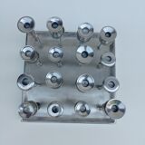 Chandelier en métal pour 16 bougies années 1980