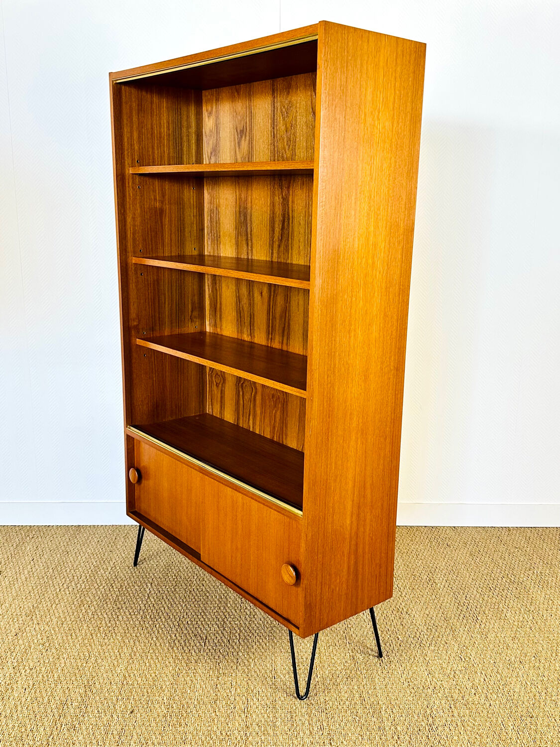 Scandinavian teak library 1960