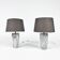 Lampes de table en marbre italiennes, 1980s
